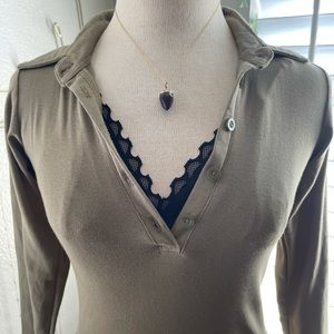 JEELO BODYCON DRESS IN RIB EUCALYPTUS